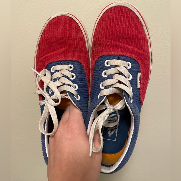 Vans Old Skool Primary Colorblock Corduroy 7 - Picture 2 of 6